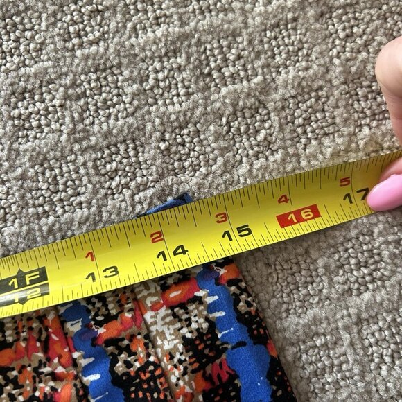 J. Crew Abstract Plaid Print Mini Skirt Womens Size 2 Stretch Colorful Retro Y2K - Picture 3 of 8